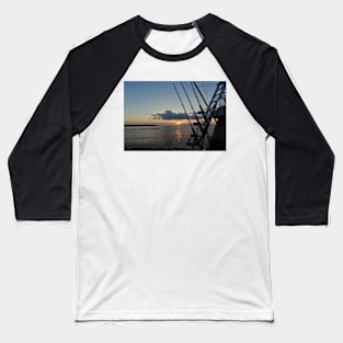 Sunrising on the fishing boat Baseball T-Shirt